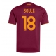 Maillot de foot AS Roma Matias Soule #18 Domicile vêtements 2025-26 Manches Courtes Maillot de foot AS Roma Matias Soule #18 Domicile vêtements 2025-26 Manches Courtes
